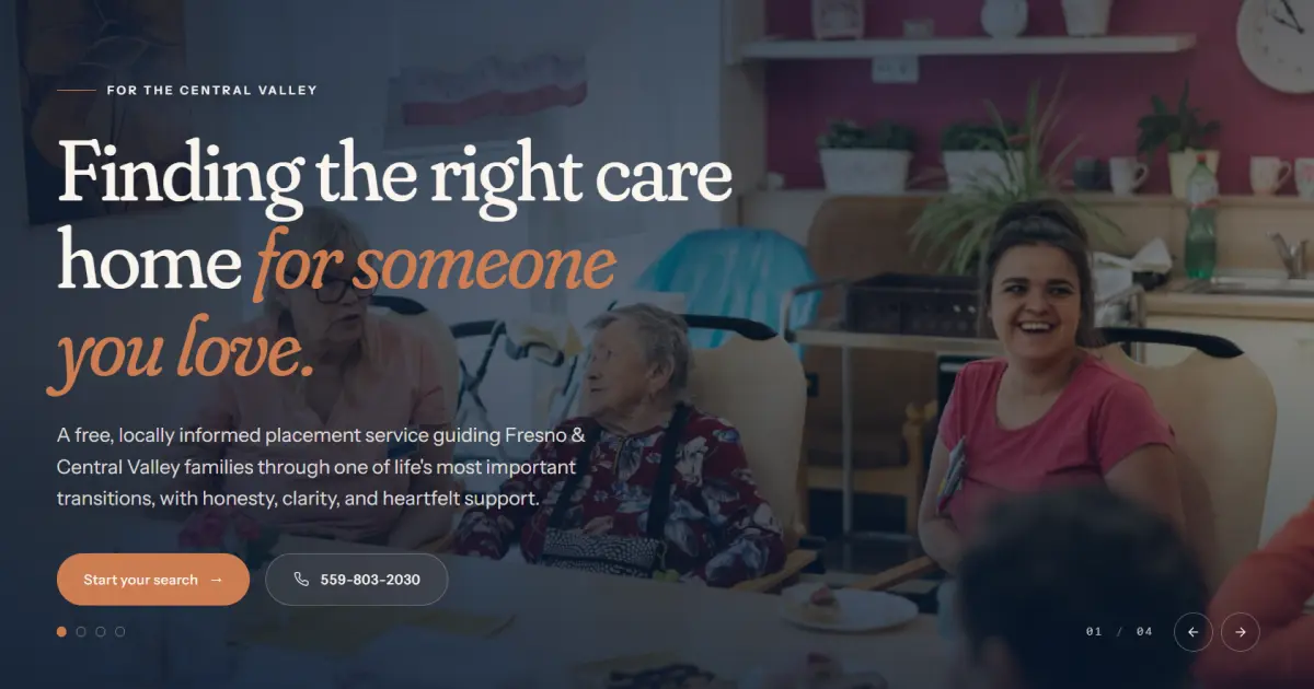 Anew Senior Placement website